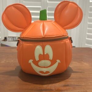 Loungefly Mickey pumpkin crossbody